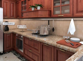 南河一客戶定制的灶臺(tái)